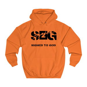 BLACK ON ORANGE S2G HOODIE